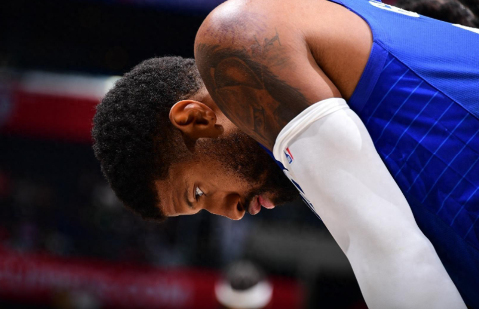 快船遭遇惨败，乔治受伤状态未知